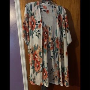 Floral kimono